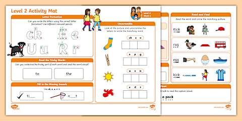Level 2 Week 3 Activity Mat