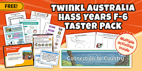 FREE! Twinkl Australia Primary Taster Pack