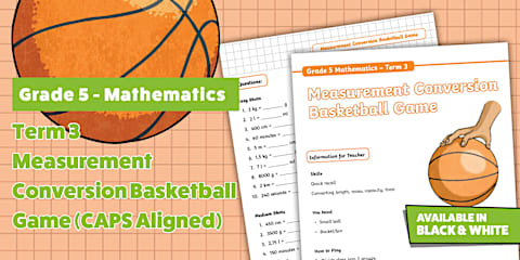 Measuring Ruler Lesson Grade 5 - Maths - Term 3 - Length Basics - Activity Sheet (CAPS Aligned)