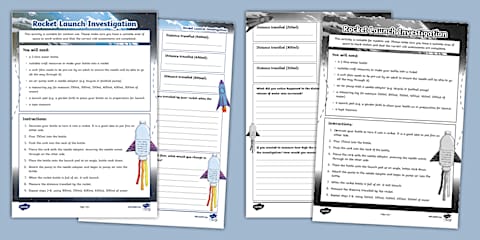 Make an Air-Powered Rocket Activity