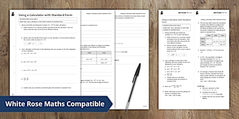 Standard Form with Large Numbers
