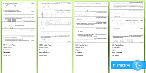 Year 9 - Year 10 Maths Revision Test Bites