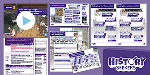 History Seekers: UKS2: Industrial Revolution Lesson 5 Mining and Child ...