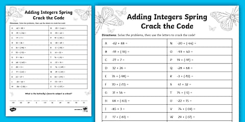 LKS2 Winter Games Crack the Code Worksheet