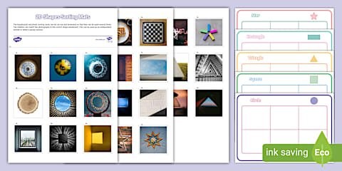 Rangoli Pattern Rotate and Match 2D Shape Activity