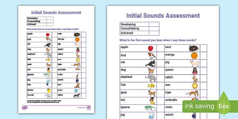 Speech Sound Screener