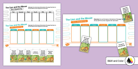Foundation Traditional Tales: The Lion and the Mouse Home Learning Tasks