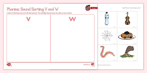 Grade R Names O Grade R Phonics: Sound Sorting Cut-and-Paste Activity X and Z