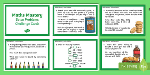 Year 6 Maths Word Problems Worksheet