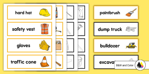 Construction Area Posters