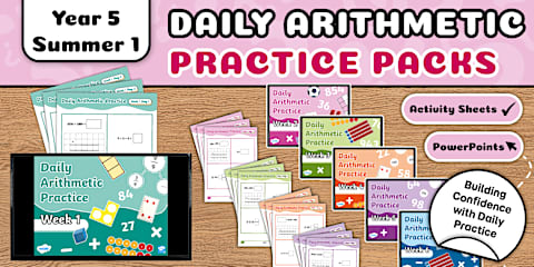Year 6 Summer 1 Daily Arithmetic Practice Pack