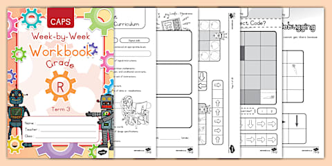 Grade R Robotics and Coding - Term 3 - Coding - Debugging Worksheet ...