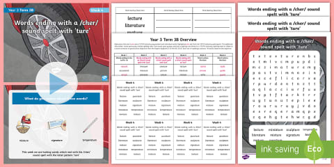 Year 3 Term 3B Week 3 Spelling Pack