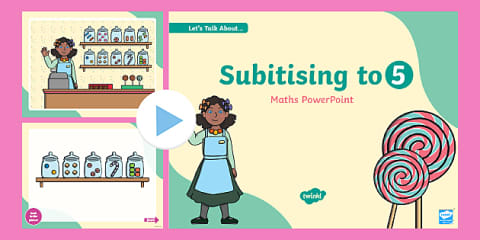 Subitising Slides Subitising 1-3 Dot Patterns PowerPoint