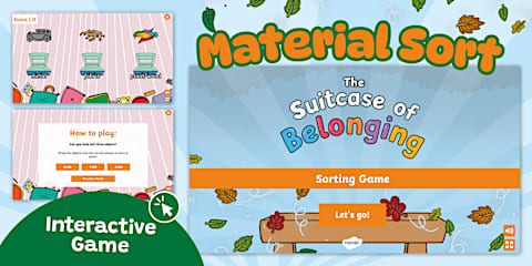 Materials and Their Properties Interactive Sorting Game