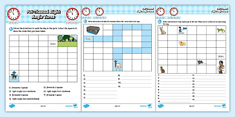 Grade 1 Maths - Term 4 - Position, Orientation and View - Worksheet ...