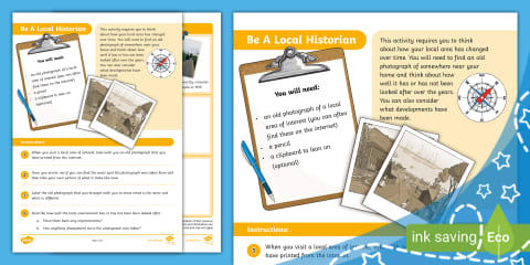 Learn Something New About Your Local Area Activity