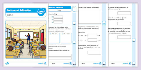 Year 3 Addition and Subtraction Assessment Sheet