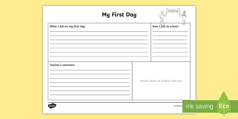 First Day Useful Information.pdf New Beginnings Worksheet