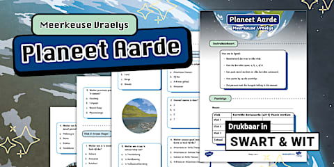 Graad 4 Natuurwetenskap - Kwartaal 4 – Die Aarde – Blokkiesraaisel ...