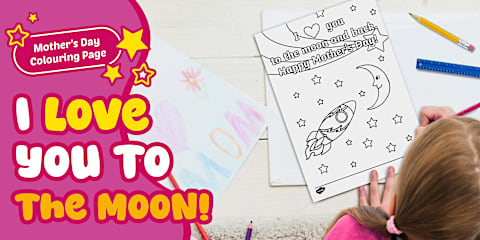 Mum in Different Languages Colouring Sheet