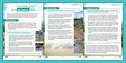 More About Floods Comprehension