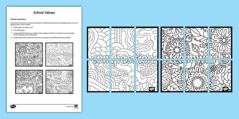 Summer Collaborative Colouring