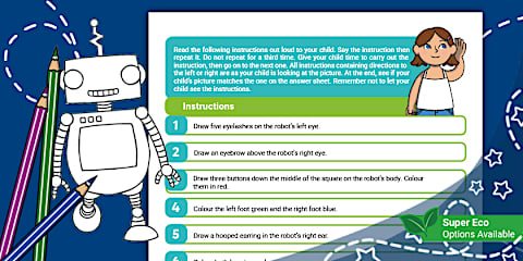 Describe and Draw Activity Sheet