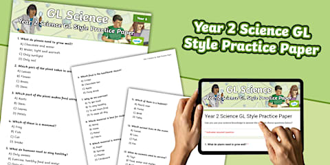Year 2 Maths GL Style Practice Paper