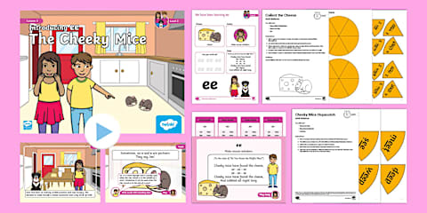 'ee' Phonics Lesson Pack - Level 3 Week 4 Lesson 4