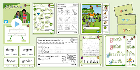 Grade 3: Hard and Soft g Word Search