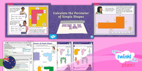 Adding Perimeter Level 3 Length: Perform Addition Calculations to Find Perimeters of ...