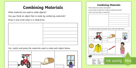 Compined Objects Mixing it Up: Combining Different Materials