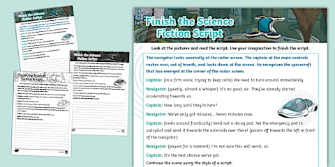 Finish the Travel Script Writing Template