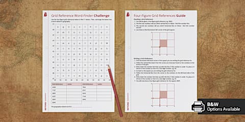 KS3 Halloween Grid References Challenge