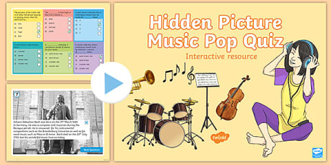 Pop Music Fact File Template