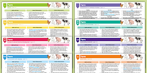EYFS Ages 0-5 Farm and Baby Animals Bumper Planning Pack