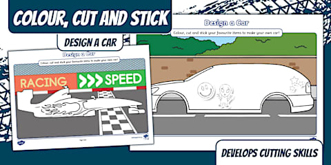 Colour, Cut and Stick: Design a Spacecraft