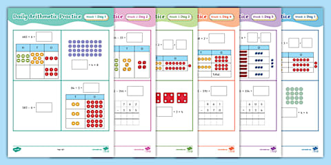 Year 2 Spring 1 Daily Arithmetic Practice Pack