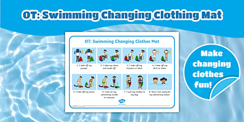 Swimming Visual Routine Flapbook