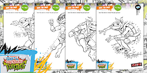TMNT: Pencil Control and Letter Formation Activity Booklet