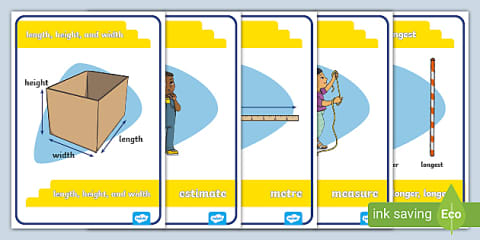 Length Reference Points A4 Display Poster