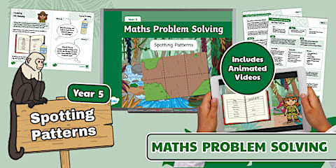Maths Problem Solving: Spotting Patterns: Year 4: Unit Pack