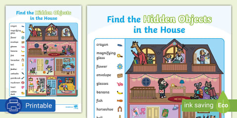 유령의 집 숨은 그림 찾기 | Haunted House Hidden Objects Activity
