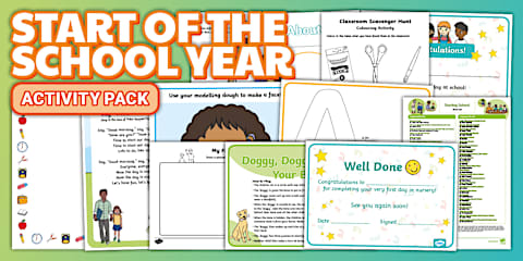 EYFS Ultimate Starting School Transition Days Resource Pack