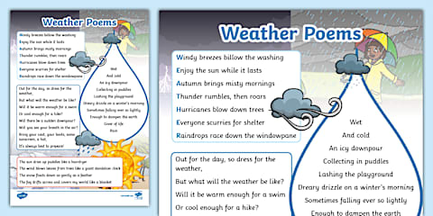 Storm Poem Example Poster