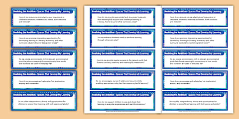 Realising the Ambition: Spaces That Develop My Learning Mind Map