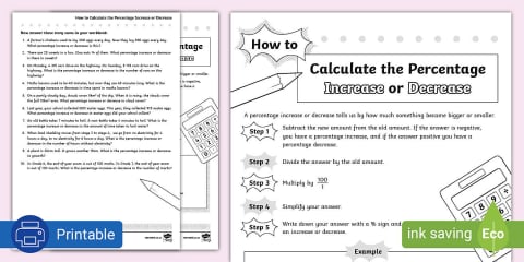 Grade 7 - Maths - Calculating with Percentages - Activity Sheet (CAPS ...