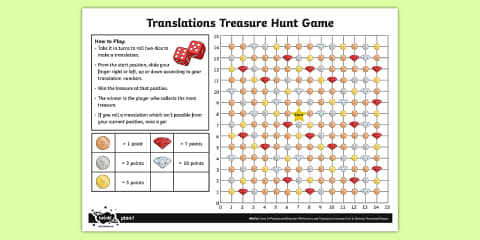 Coordinates and Translation Worksheets