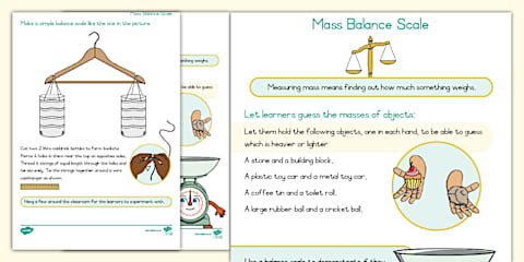 Grade R Maths - Term 1 - Mass - Colouring Sheet: Heavy and Light (CAPS ...